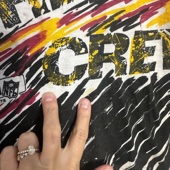 Vtg 90's Super Bowl XXVI Washington Redskins Commanders NFL Football T Shirt - Picture 6 of 8